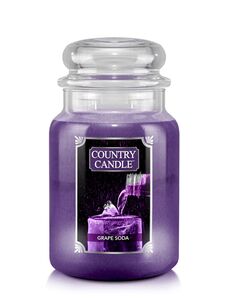Grape Soda - Country Candle - duża świeca zapachowa z dwoma knotami (737g)