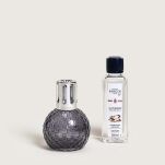 Zestaw prezentowy - Maison Berger - lampa katalityczna Disco Grey + esencja Amber Powder 250 ml - 2