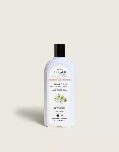 Maison Berger - Precious Jasmine 3 w 1 - płyn do prania i zmiękczania tkanin 1 litr