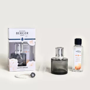 Zestaw prezentowy - Maison Berger - lampa katalityczna Aroma Energy Grey + esencja Aroma Energy 250 ml