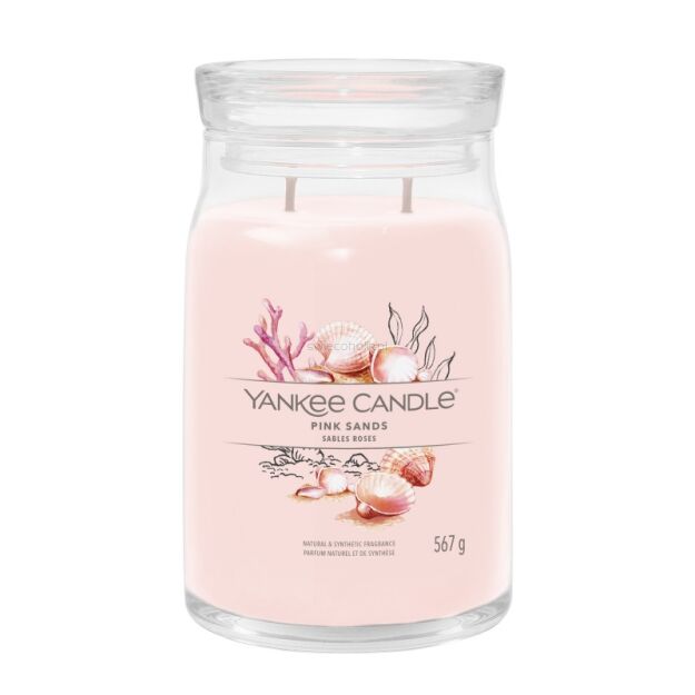Pink Sands - Yankee Candle Signature - duża świeca z dwoma knotami