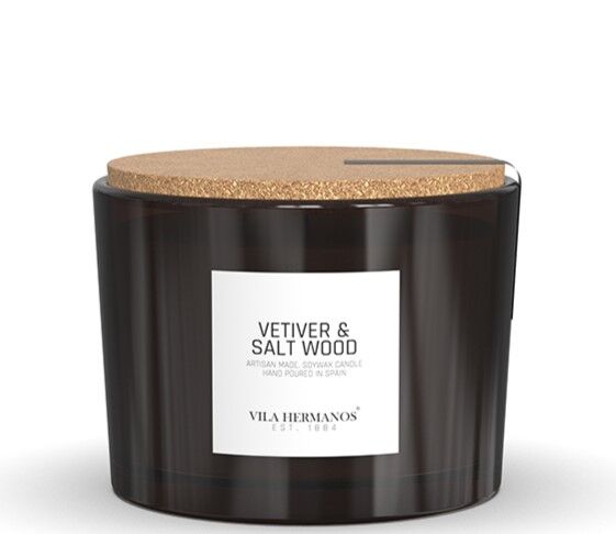 Vetiver & Salt Wood - Vila Hermanos -  świeca zapachowa 350g - seria Apothecary