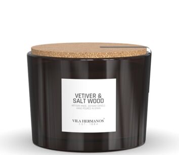 Vetiver & Salt Wood - Vila Hermanos -  świeca zapachowa 350g - seria Apothecary