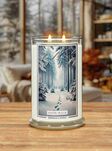 Snow-Walk - Kringle Candle - duża świeca z dwoma knotami (624g) - 2