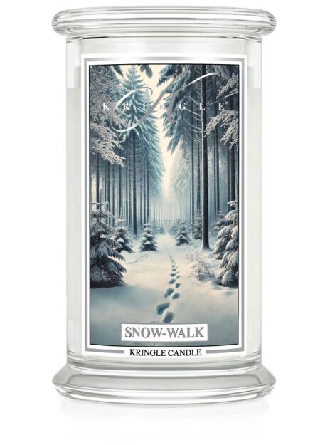 Snow-Walk - Kringle Candle - duża świeca z dwoma knotami (624g)