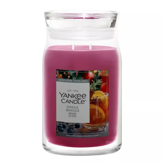 Yankee Candle Jingle Mingle - duża świeca zapachowa 567 g
