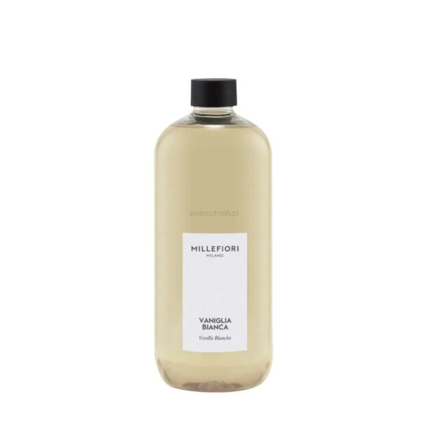 Millefiori Milano Vaniglia Bianca - uzupełniacz do dyfuzora zapachowego z patyczkami 500 ml