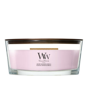 WoodWick Cherry Blossom & Vanilla świeca zapachowa elipsa