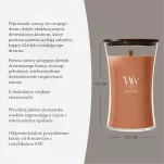 WoodWick Pumpkin Praline - świeca zapachowa duża 610 g - 2
