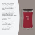 WoodWick Velvet Plum - duża świeca 610 g - 2