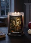 Kringle Candle Cydr w pełni księżyca (Harvest Moon Cider) - duża świeca 3-knotowa 624 g - 2