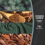 Evergreen Cashmere - Woodwick - średnia świeca z drewnianym knotem  - 3