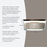 WoodWick Wood Smoke - świeca zapachowa elipsa 453 g - 3