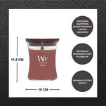Rouge Oud - Woodwick - średnia świeca zapachowa z drewnianym knotem - nowość 2025 - 2