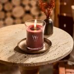 Rouge Oud - Woodwick - średnia świeca zapachowa z drewnianym knotem  - 4