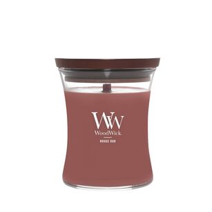 Rouge Oud - Woodwick - średnia świeca zapachowa z drewnianym knotem - nowość 2025