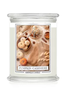 Kringle Candle Pumpkin Cashmere - duża świeca zapachowa 3 knoty 624 g