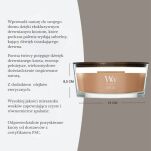 WoodWick Hazelnut Roast - świeca zapachowa elipsa 453g - 3