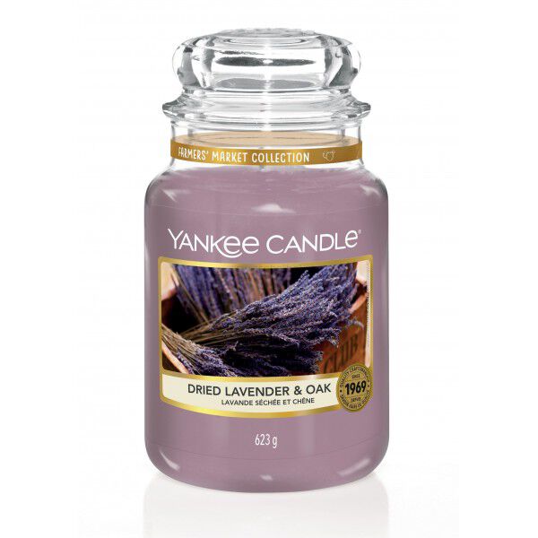 Dried Lavender & Oak Yankee Candle - duża świeca zapachowa
