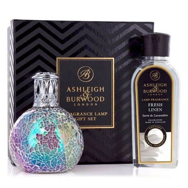 Zestaw lampa katalityczna Fairy Ball + wkład  Fresh Linen 250ml - Ashleigh & Burwood