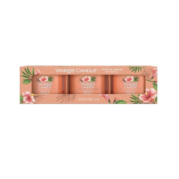 Tropical Breeze - Yankee Candle - świeca mini 3 pack