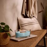 WoodWick Cedarwood & Ocean Moss - świeca zapachowa elipsa 453g - 4