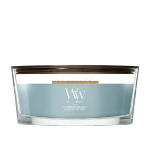 WoodWick Cedarwood & Ocean Moss - świeca zapachowa elipsa 453g