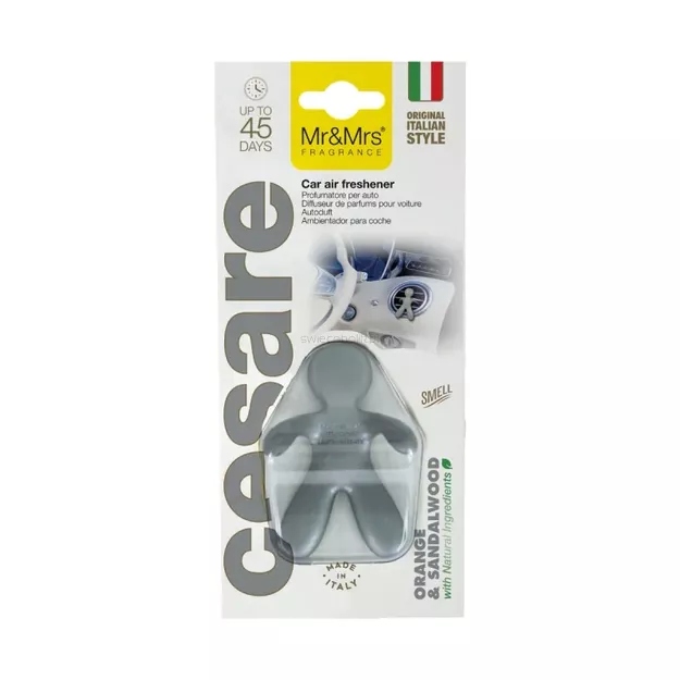 Orange & Sandal Wood - Mr & Mrs Fragrance - zapach odświeżacz do samochodu CESARE
