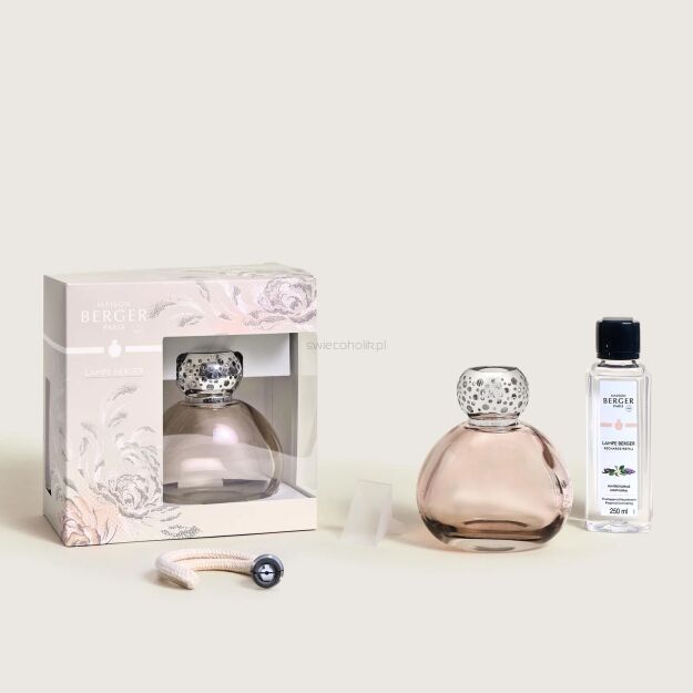 Zestaw prezentowy - Maison Berger - lampa katalityczna Ophelia Nude + esencja Light Floral 250 ml