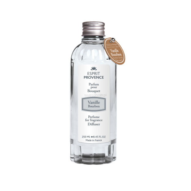 Esprit Provence - Wanilia Bourbon (Vanille Bourbon) - Uzupełniacz wkład do dyfuzora zapachowego 250 ml