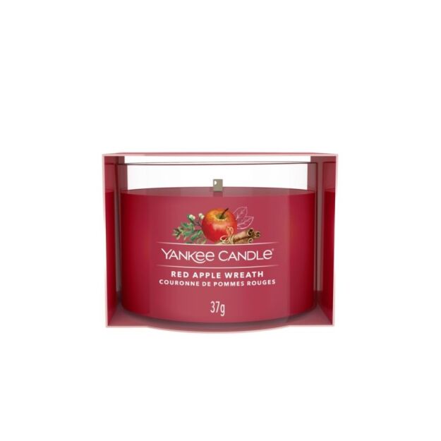 Red Apple Wreath - Yankee Candle Signature - mini świeca zapachowa