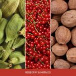 Redberry & Nutmeg - Woodwick - duża świeca z drewnianym knotem - seria Nature's Wick. - 2