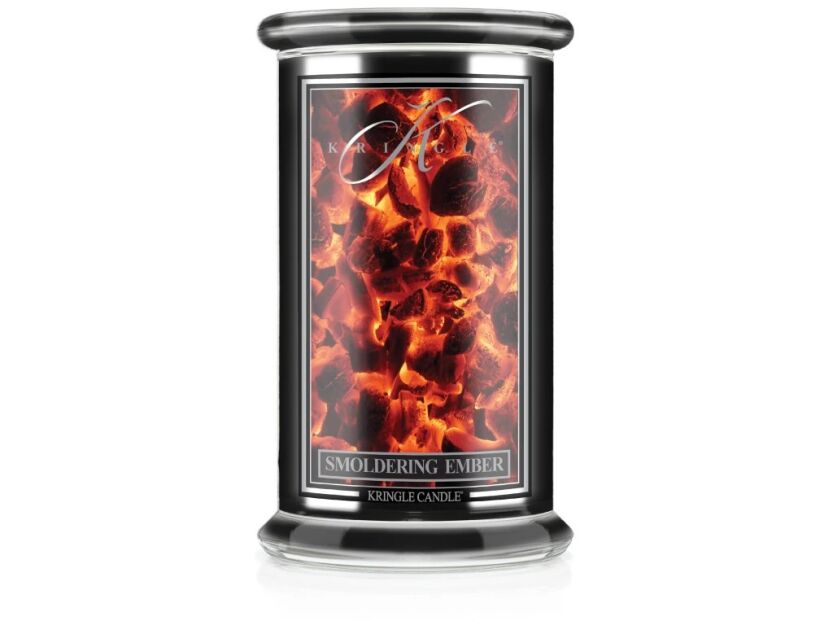 Smoldering Embers - Kringle Candle - duża świeca z dwoma knotami (624g) - seria Reserve