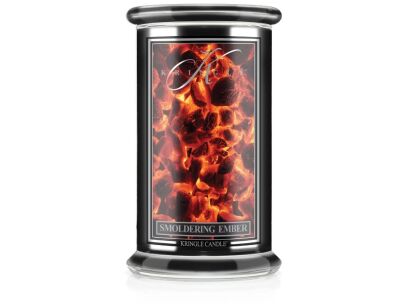 Smoldering Embers - Kringle Candle - duża świeca z dwoma knotami (624g) - seria Reserve