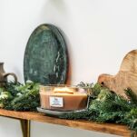 Santal Myrrh - Woodwick - świeca elipsa z drewnianym knotem - 4