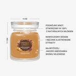 Golden Pumpkin - Yankee Candle Signature - średnia świeca zapachowa z dwoma knotami - nowość 2025 - 2