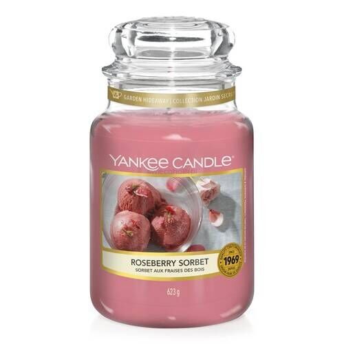 Roseberry Sorbet Yankee Candle - duża świeca zapachowa