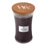 Black Plum Cognac - Woodwick - duża świeca zapachowa z drewnianym knotem - 2