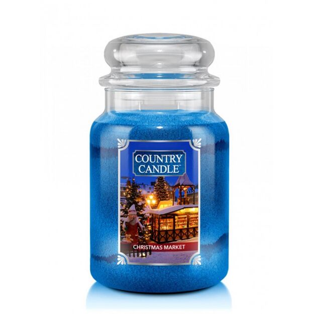 Christmas Market - Country Candle - duża świeca zapachowa z dwoma knotami (652g)
