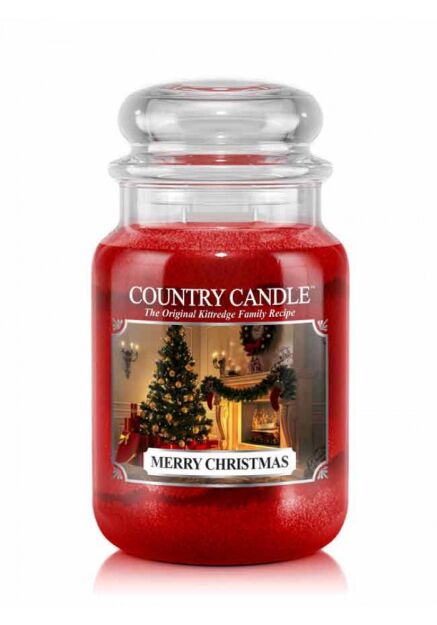 Merry Christmas Country Candle (Kringle) - duża świeca zapachowa (737g) 2 knoty