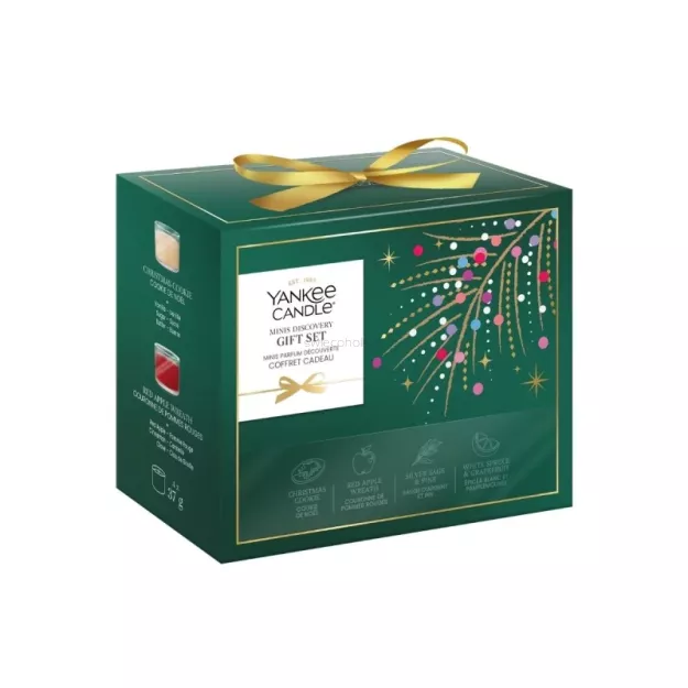Yankee Candle Christmas - zestaw 4 świec Mini 4 x 37 g