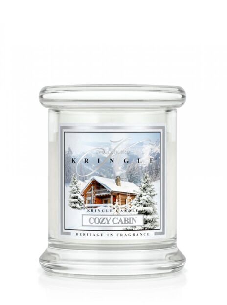 Kringle Candle - Cozy Cabin -mały, klasyczny słoik (240g) 