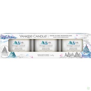Snow Globe Wonderland - Yankee Candle -  mini świece zapachowe 3 pack - nowość 2022