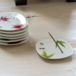 Yume No Yume - Bambus - Nippon Kodo - porcelanowa podstawka na kadzidło - 3