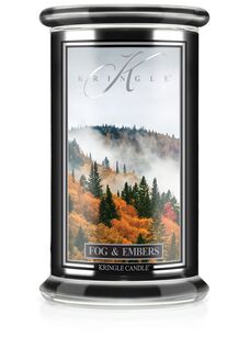 Fog & Embers - Kringle Candle - duża świeca z dwoma knotami (624g) - seria Reserve