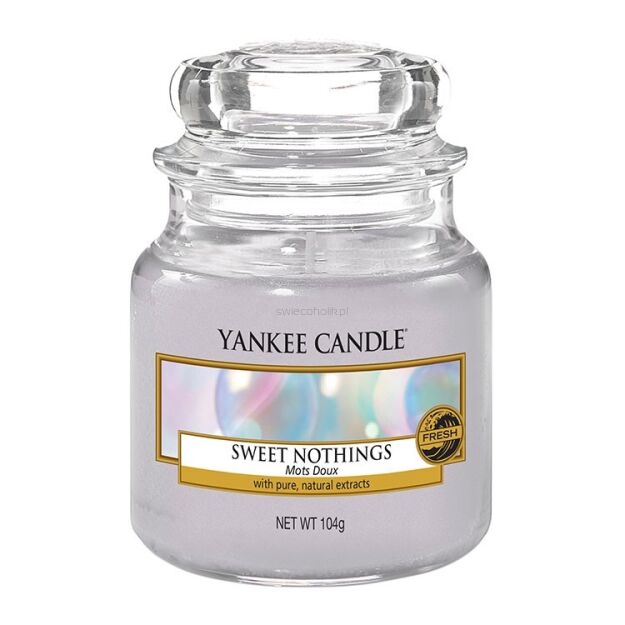 Sweet Nothings Yankee Candle -  mała świeca zapachowa