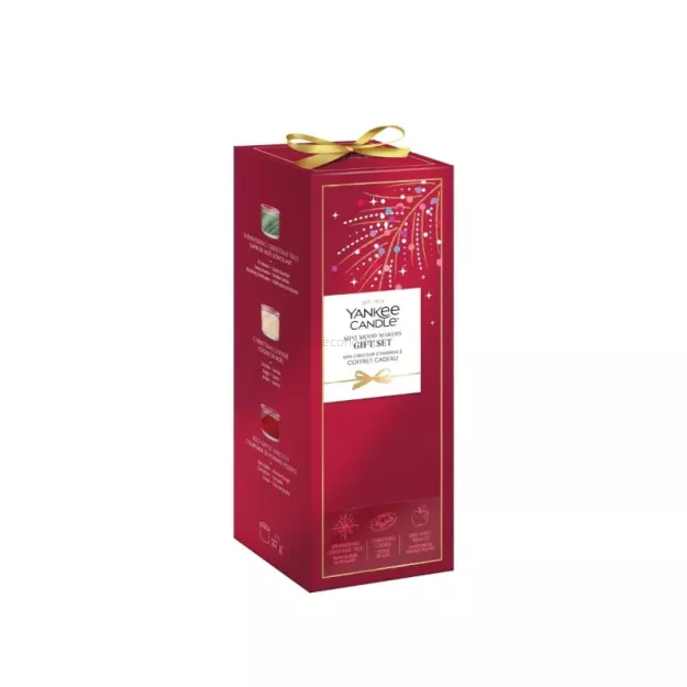 Yankee Candle Christmas - zestaw prezentowy 3 świec Mini 3 x 37 g