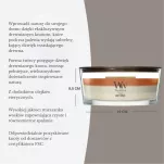 WoodWick Vanilla Embers - świeca zapachowa elipsa Trilogy 453g - 3