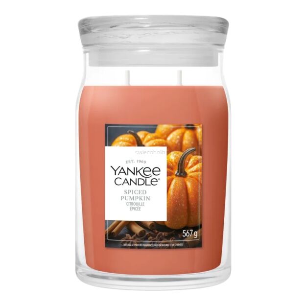 Yankee Candle Spiced Pumpkin – duża świeca zapachowa