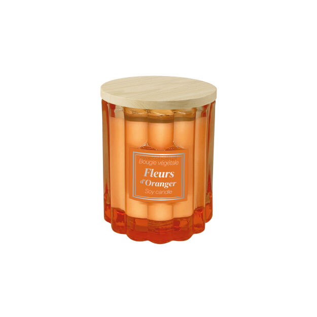 Esprit Provence - Fleurs d'Oranger - świeca zapachowa 100 g z drewnianą pokrywką